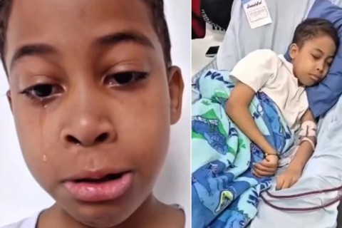Menino de 12 anos chora e pede ajuda após STF negar remédio